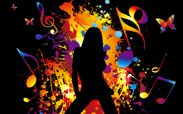 ♫ ♪ ♪ Group ♫ ♪ ♪ Colorful Vector Art Music    